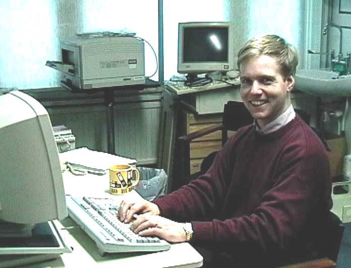 Peter at work