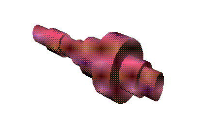 Eight section model of the vocal tract